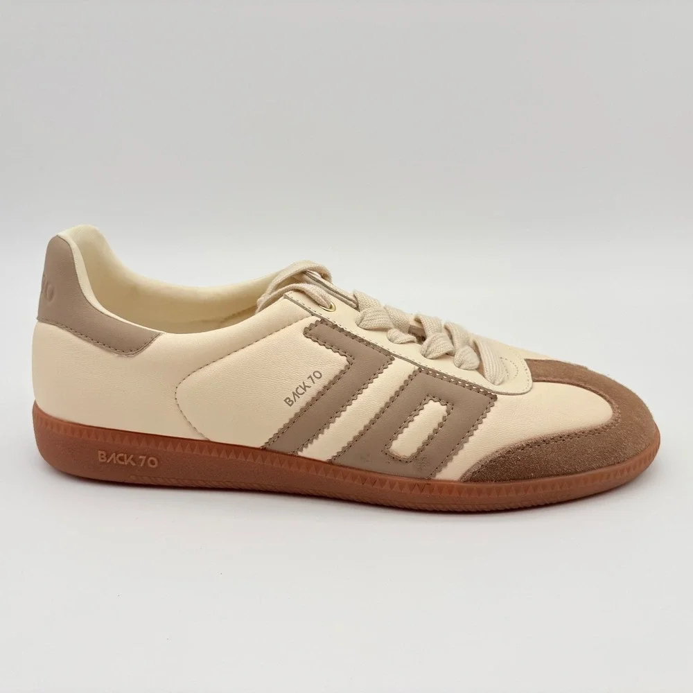 Back 70 Cloud Sneakers Womens Size 41 (US 9.5-10) Milk Taupe Brown Leather